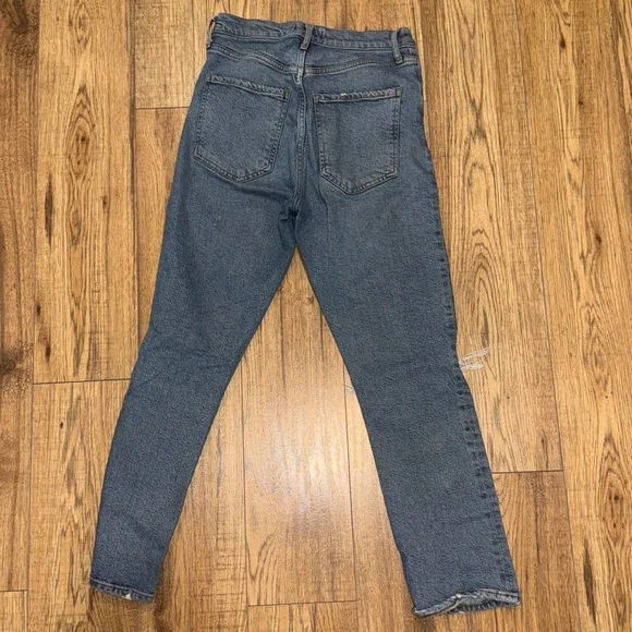 Agolde Riley cropped Distressed Jeans - Picture 10 of 10
